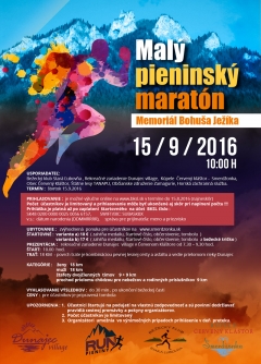 Pieninský maratón štartuje 15.septembra 2016