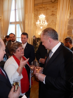 Prezident SR Andrej Kiska sa stretol so zástupcami ZMOS