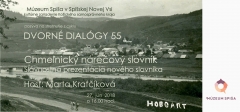 Pripravuje sa slávnostná prezentácia Chmeľnického nárečového slovníka s CD autorky Marty Krafčíkovej 