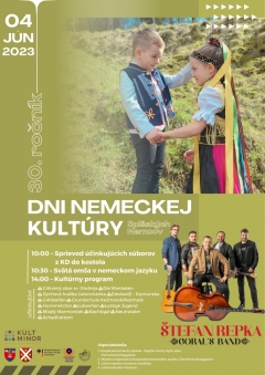 Dni nemeckej kultúry 30. ročník - 04.06.2023