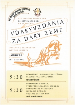 Vďakyvzdanie za dary zeme - 08.09.2024