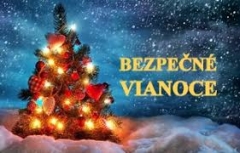 Bezpečné VIANOCE a bezpečná vykurovacia sezóna 2024/2025