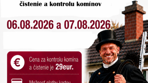 Ponuka čistenia a kontroly komínov