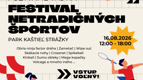 Festival netradičných športov 2026 prinesie do Strážok deň plný pohybu a zábavy